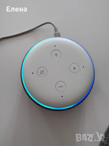 Тонколона Amazon Echo Dot 3, Alexa, Черна, снимка 2 - Тонколони - 55433633