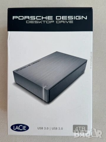 Външен хард диск LaCie Porsche Design P9230 4TB, снимка 2 - Твърди дискове - 54693262
