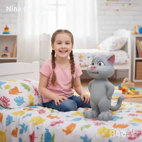 Talking Tom Интерактивен говорящ котарак, снимка 4 - Други - 54552377