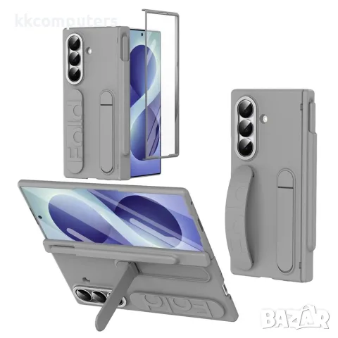 За Samsung Galaxy Z Fold8 Ultra Удароустойчив PC Калъф със Стойка, Каишка, Слот за Стилус, Защита на, снимка 3 - Калъфи, кейсове - 55524178