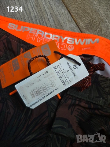 Бански, къси панталони SuperDry размер Л, снимка 4 - Къси панталони - 54727523