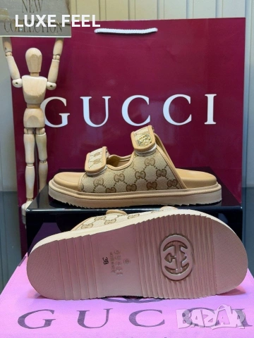 Gucci ⚜️Дамски Чехли , снимка 5 - Чехли - 54592756
