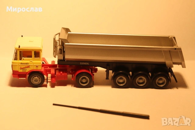 HERPA H0 1/87 DAF ГОНДОЛА РЕМАРКЕ САМОСВАЛ КАМИОН МОДЕЛ