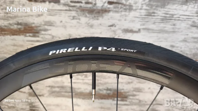 Карбонов шосеен велосипед Guerciotti Veloce S Disc Ultegra/105 Mix Velomann V30R | M (Пребоядисван), снимка 5 - Велосипеди - 55612121