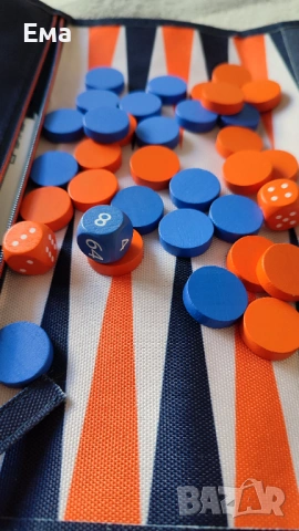 Текстилна игра табла - преносима, сгъваема игра