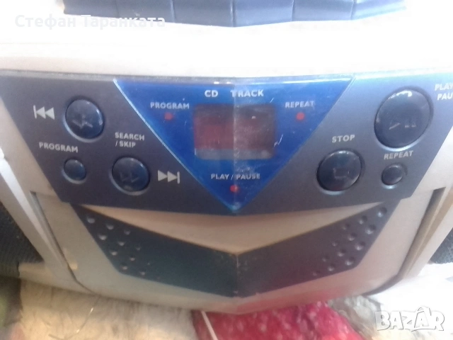 радио касетофон и CD player Welltech, снимка 5 - Радиокасетофони, транзистори - 55273998