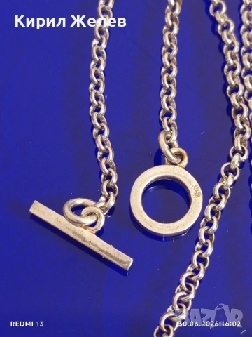 Марково сребърно колие Tiffany*Co модерен Арт дизайн 39753, снимка 3 - Колиета, медальони, синджири - 55102386