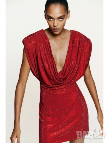 Нова рокля на Зара с камъни, снимка 2 - Рокли - 54034317