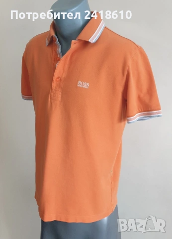 Hugo Boss Paddy Pique Cotton  Mens Size S ОРИГИНАЛНА Тениска!, снимка 3 - Тениски - 54740968