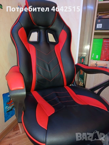 Комфортен геймърски стол, снимка 2 - Столове - 54246164