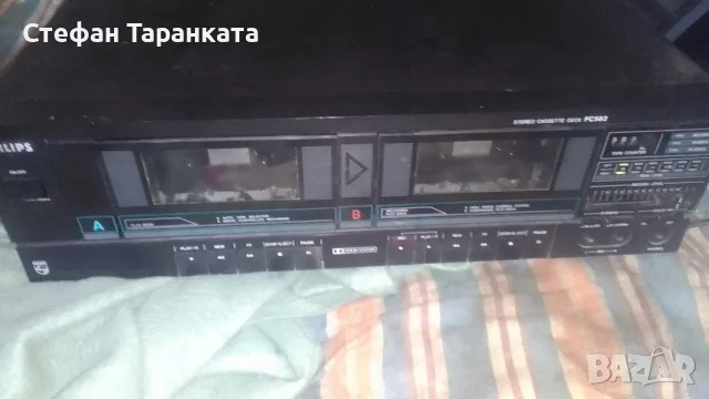 двукасетачен дек Phillips за ремонт 