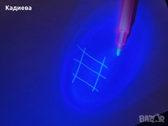 химикал/маркер с невидимо мастило и вградена UV светлина , снимка 9 - Ученически пособия, канцеларски материали - 54271406