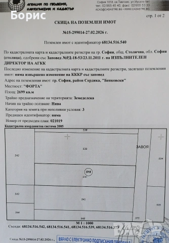 Продавам идеални части от парцели в град София - кв. Бенковски, снимка 16 - Парцели - 55283951