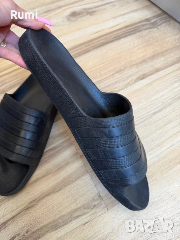 Оригинални черни мъжки чехли Adidas ! 46 н, снимка 3 - Мъжки чехли - 51229066