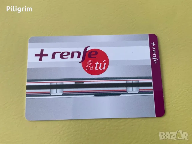 Картата Renfe & Tú, Испания.