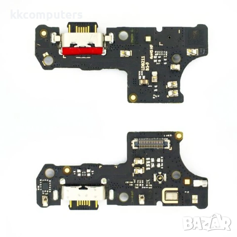 Конектор зареждане за MOTOROLA G14 (XT2341) на платка с микрофон и компоненти