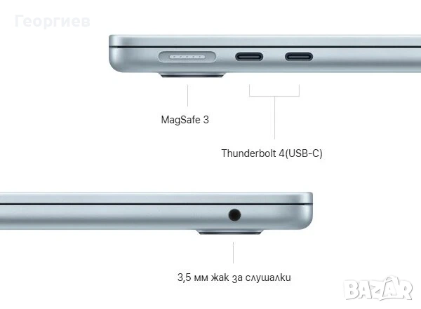Apple MacBook Air 13” от 2025 г. с чип M4, снимка 2 - Лаптопи за дома - 54154798