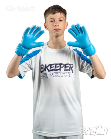 Вратарски ръкавици Bkeeper FLASH #26 Blue размер 4,5, снимка 7 - Футбол - 55329570