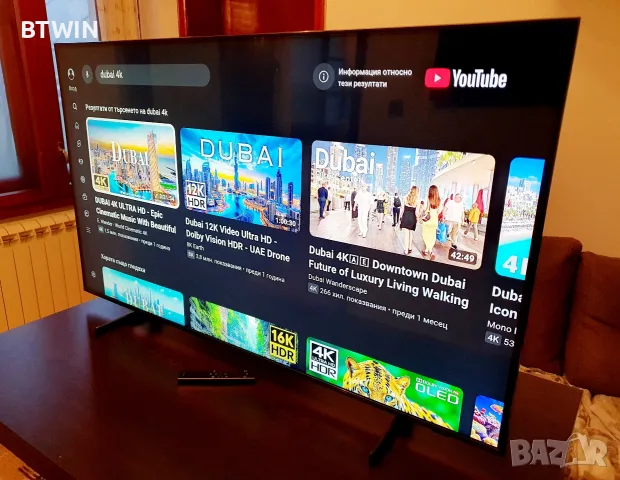 Телевизор - Samsung 50 ИНЧА - QLED - SMART TV - UHD - HDR !, снимка 6 - Телевизори - 55311335