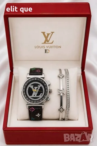 часовник и гривна cartier Louis Vuitton , снимка 2 - Дамски - 55377551