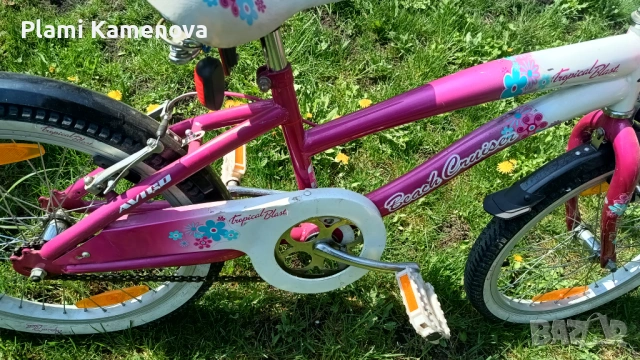 Детско колело 20 цола тип Beach Cruiser с кошница, снимка 7 - Велосипеди - 54259177