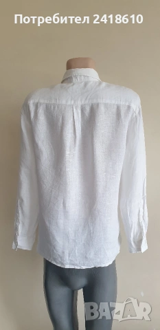 Armani Jeans 100% Лен / Womens Size M  ОРИГИНАЛ! Дамска Ленена Риза!, снимка 5 - Ризи - 54883181