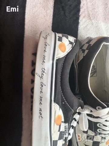 Vans с принт цветя, снимка 3 - Кецове - 55616874