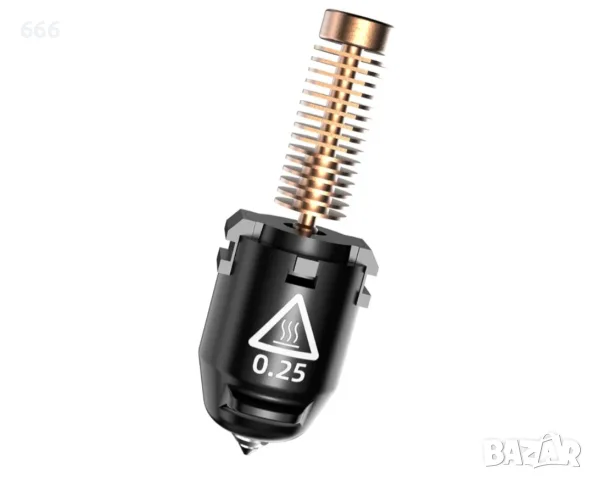 FLASHFORGE Adventurer 5M Pro дюза, 0.25 мм 280°C висок поток 32 мм³/с 