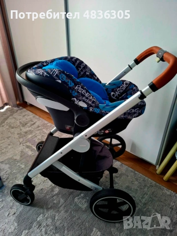 Бебешка количка Cybex Balios S FE VALUES FOR LIFE Trust blue, снимка 8 - Детски колички - 54654328