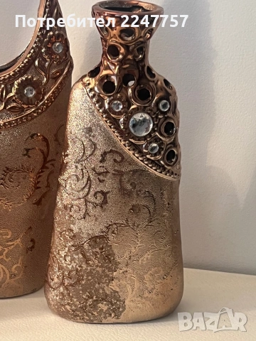 Декоративни вази с камъчета, снимка 2 - Декорация за дома - 54109488