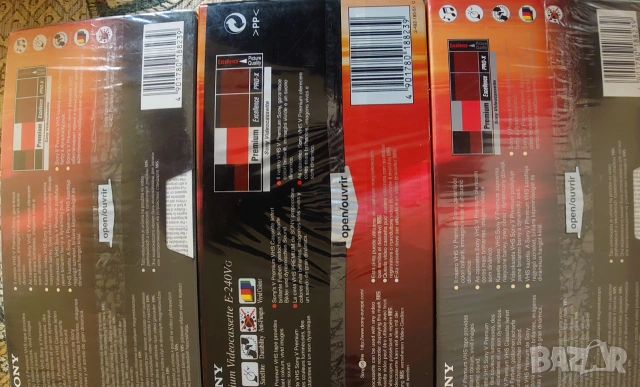 Видео касети VHS Sony Premium 240 min, снимка 2 - Плейъри, домашно кино, прожектори - 55155655