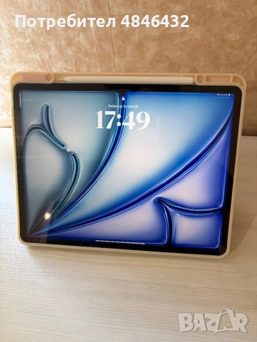 iPad Air 13-inch (M3) 128GB Blue (Синьо) с гаранция до 10.2026 + Pencil Pro, снимка 2 - Таблети - 54768169