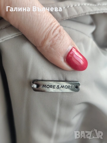 Дамски тренчкот с колан и джобове, снимка 5 - Якета - 54303240