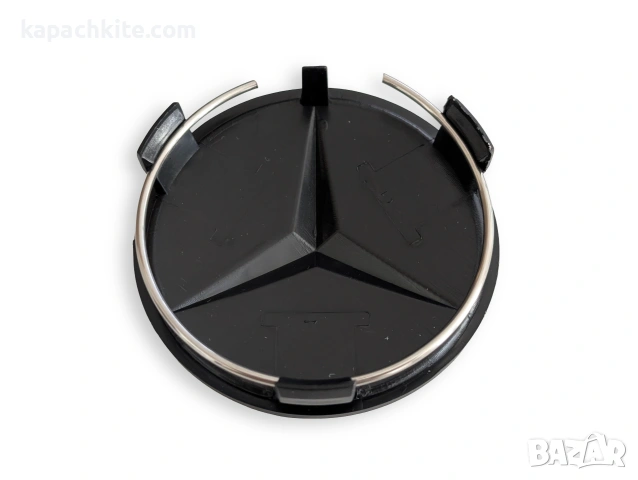Капачки за Джанти Mercedes-Benz 75мм (Комплект 4 бр.) - Черен Гланц, Черен Мат, Сребристи, снимка 4 - Аксесоари и консумативи - 55155883