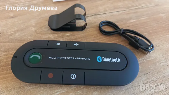 Комплект за свободни ръце за кола Bluetooth ®Deliny, вграден високоговорител, безжичен, снимка 2 - Аксесоари и консумативи - 55507098