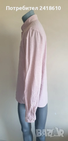 Hugo Boss Cotton Slim  Fit Cotton Mens Size L ОРИГИНАЛ! Мъжка Риза!, снимка 3 - Ризи - 54767636