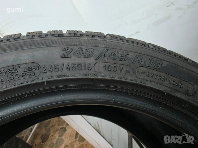 4бр зимни гуми 245/45/18 MICHELIN L05477 , снимка 6 - Гуми и джанти - 54104680