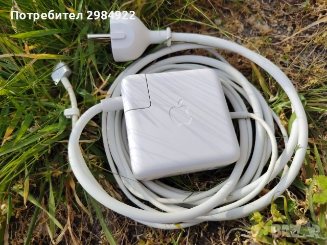Оригинално зарядно APPLE A1435 MAGSAFE 2, снимка 2 - Кабели и адаптери - 55192194
