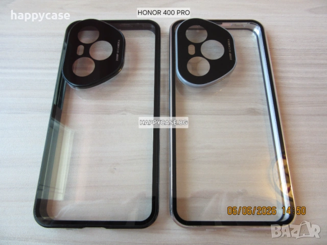 Honor 400 / 400 Pro / 400 Lite / Двоен 360° магнитен кейс калъф с камера протектор, снимка 10 - Калъфи, кейсове - 50739457