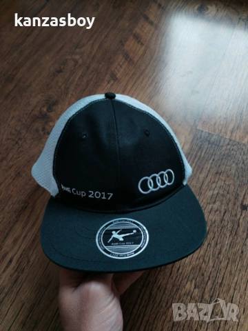 audi cap - страхотна мъжка шапка КАТО НОВА  универсален размер, снимка 10 - Шапки - 54264161