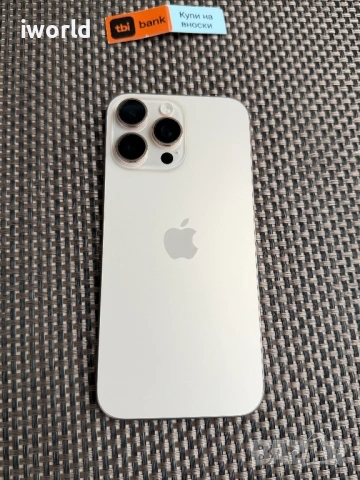 iPhone 16 Pro MAX⚠️ Лизинг от 29€/мес ❗️Desert Titanium 256Gb💥 златист ❗️Гаранция❗️, снимка 5 - Apple iPhone - 54203337