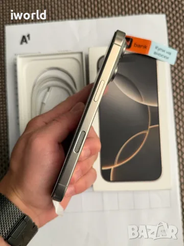 24М ГАР!🔥 iPhone 16 Pro Лизинг от 30€/мес Natural Titanium КАТО НОВ❗️128Gb❗️, снимка 6 - Apple iPhone - 55457630