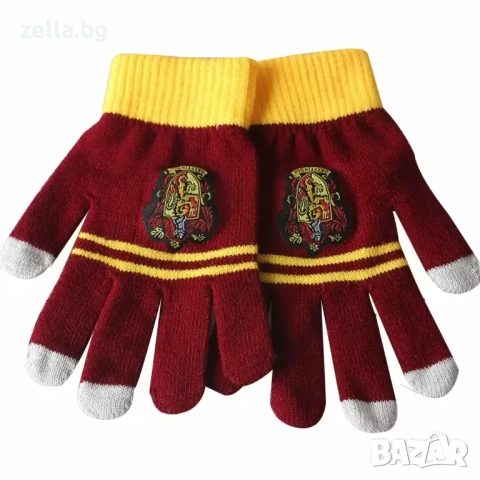 Зимни ръкавици Harry Potter Gryffindor с тъчскрийн функция – Бродиран герб, Универсален размер 10163, снимка 3 - Якета - 54659647