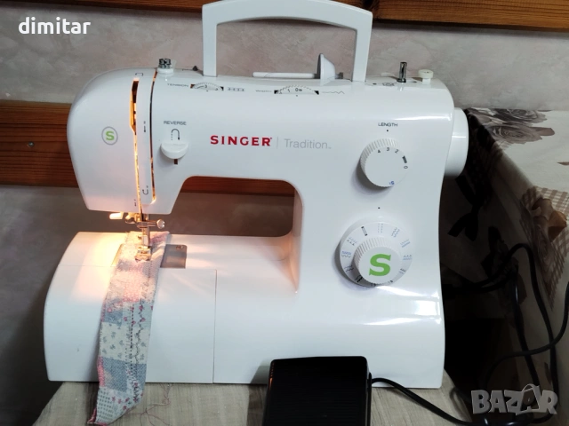 Битова шевна машина SINGER , снимка 11 - Шевни машини - 54249365