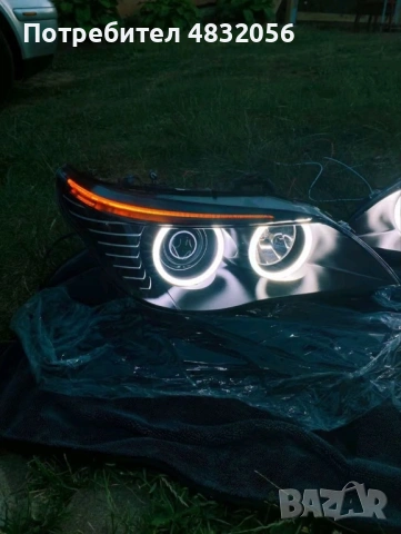 Фарове за BMW E60, снимка 2 - Части - 54755913