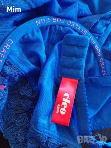 Cleo 75 F Турско син дантелен сутиен , снимка 5 - Бельо - 55005448