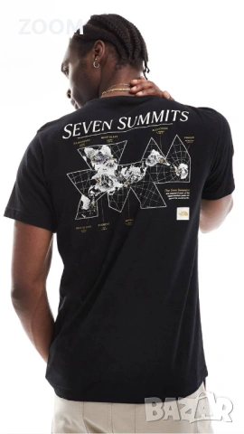 The North Face Seven Summits Унисекс T-shirts /Black/, снимка 2 - Тениски - 54656394