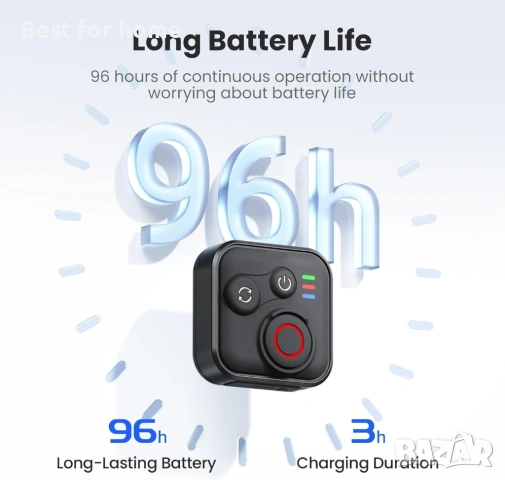 Дистанционно управление с Bluetooth за Insta360 X5/X4/X3/Go 3S/ACE pro 2/ACE Pro/ONE X2, обхват 50 м, снимка 5 - Друга електроника - 54893141