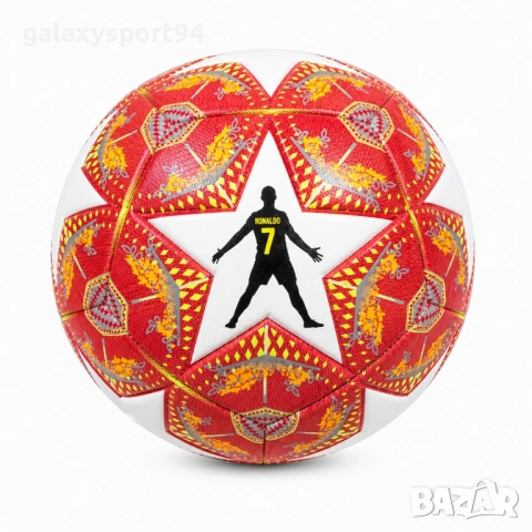 Червена топка Роналдо Португалия 2026 Размер 5ца