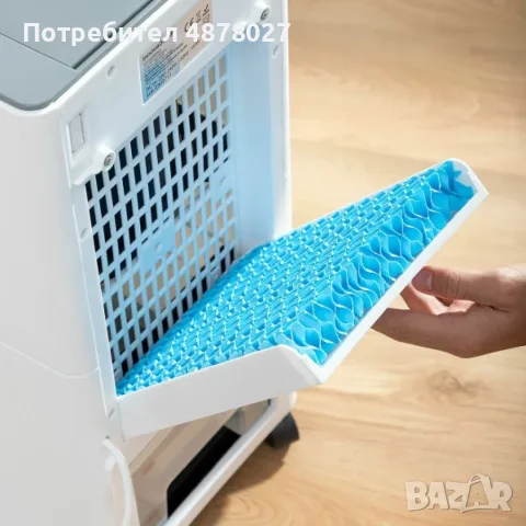 Охладител за въздух и овлажнител Voltz, 65W, 6л. резервоар вода, Таймер, дист. упр., снимка 6 - Овлажнители и пречистватели за въздух - 55564788